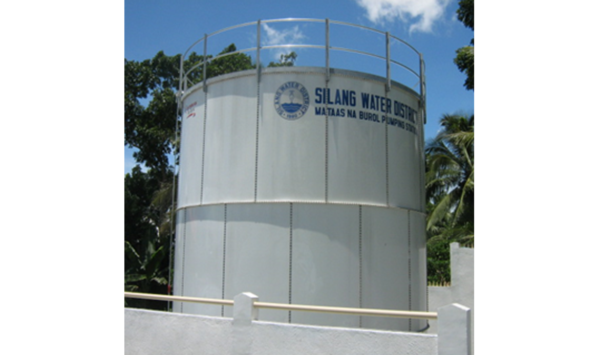 Over 2000m3 Glass Lined Water Storage Tanks with Aluminum Deck